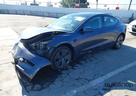 2023 Tesla Model 3 Rear-Wheel Drive from USA, damaged, VIN 5YJ3E1EA2PF661806